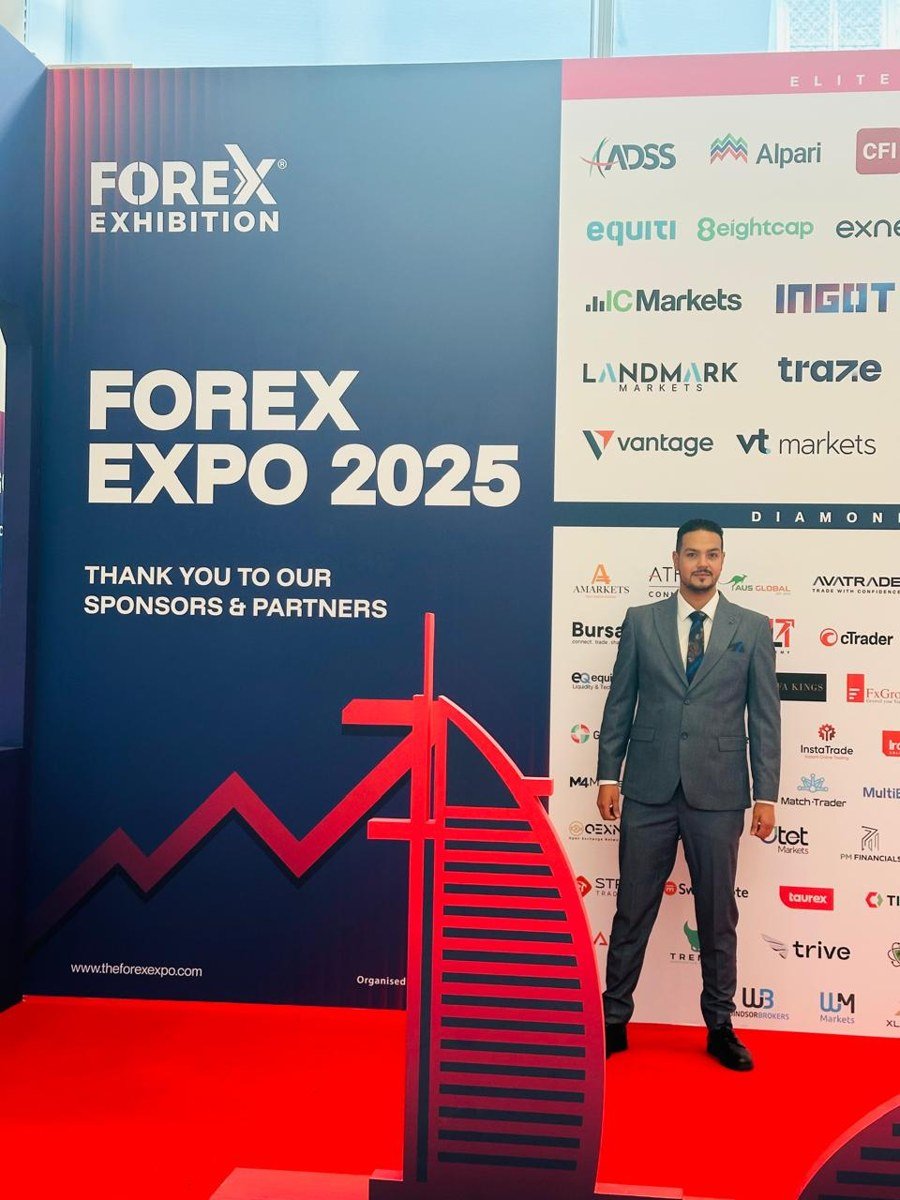Mahmoud Awad at Forex Expo Dubai 2025